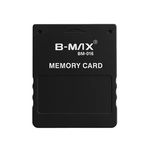 Cartão De Memória B-max 16mb Memory Card Para Save De Jogos Compatível Com Ps2 Fat E Slim