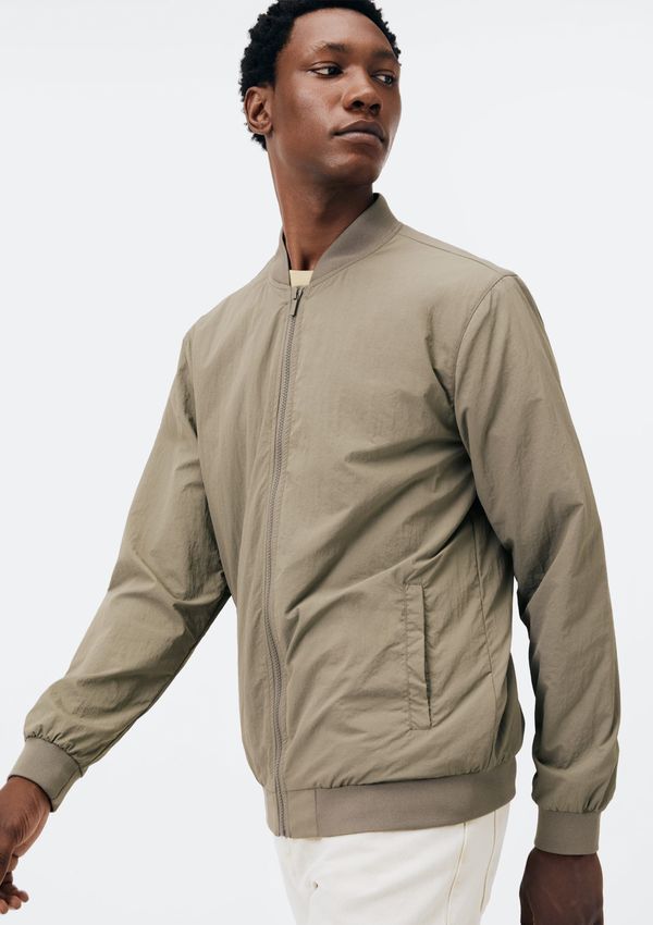 Jaqueta Masculina Bomber em Nylon - Verde M