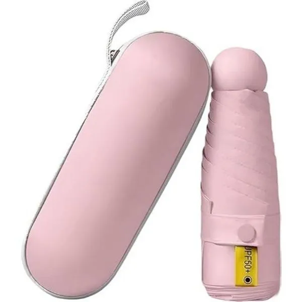 Guarda Chuva Automático OEM Proteção Solar Blackout em Poliéster e Aço 33x100 Rosa Unissex Guarda Chuva Automático OEM Blackout em Poliéster e Aço 33x100 Rosa Unissex