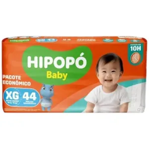 Fralda Hipopo Baby Econômico EG 44 Unidades (MP)