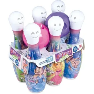 Jogo de Boliche Infantil Super Boliche Menina com 6 Pinos e 2 Bolas Brinquemix Jogo de Boliche Infantil Super Boliche Menina 6 Pinos e 2 Bolas Brinquemix
