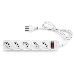 Filtro de Linha Bivolt 5 Tomadas com Cabo de 1M EPE 205 BR - Intelbras Filtro de Linha Intelbras Bivolt 5 Tomadas com Cabo de 1M EPE 205 BR
