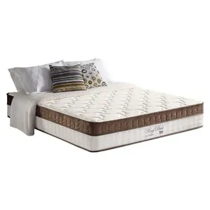 Colchão Casal Molas Ensacadas Masterpocket King Best Euro Pillow Brown (138x188x33) - Anjos