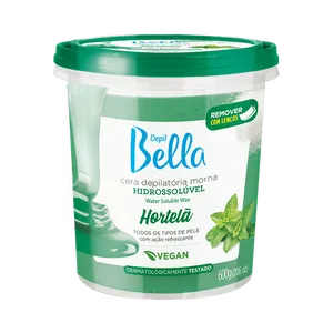 Cera Depil Bella Hidrossolúvel Hortelã 600g