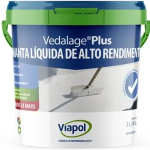 Manta Líquida de Alto Rendimento Vedalage Plus Branco 4 Kilos - V0210909 - VIAPOL