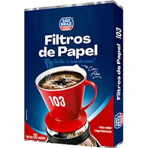 Filtro de Papel Nº103 São Braz 30 Unidades