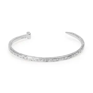 Bracelete Cuff One de Prata 925 Prata Ajustável