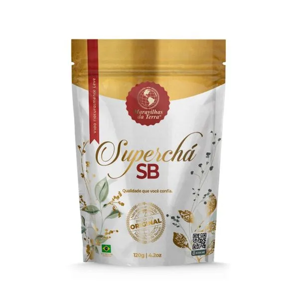 Chá Maravilhas da Terra Super Chá SB 120g Ch? Maravilhas da Terra Super Ch? SB 120g