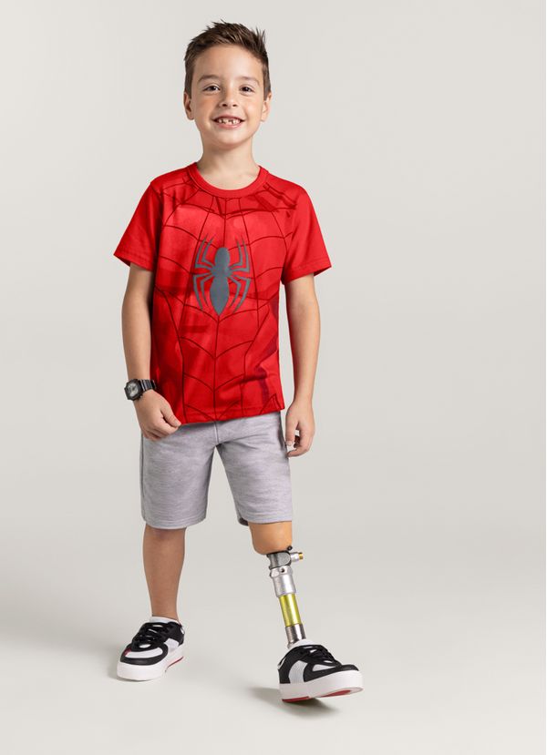 Camiseta homem aranha infantil menino Brandili - 4