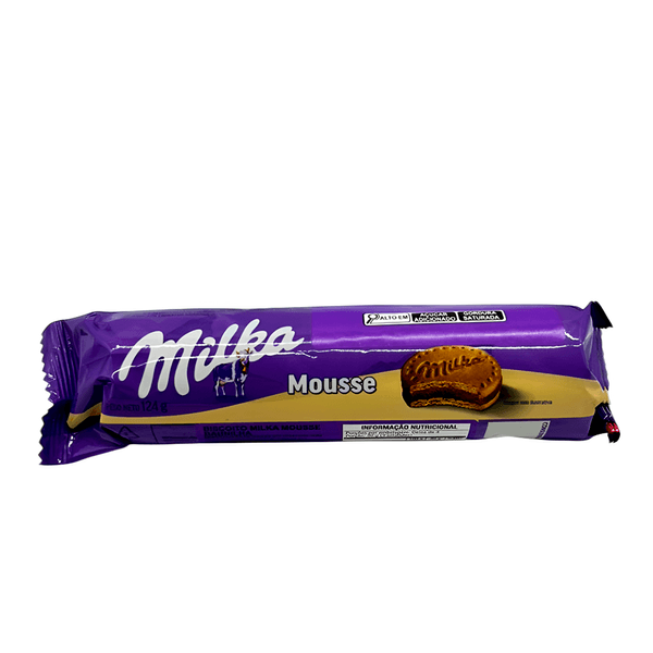 Biscoito Milka Sabor Mousse de Baunilha – 124g