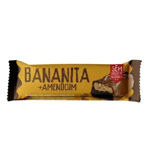 Bananada Bananita com Amendoim Chocolate Zero 25g