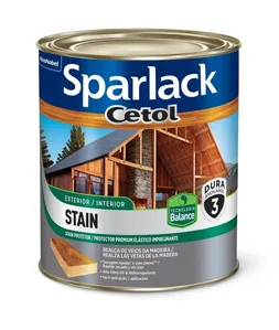 Stain / Verniz Sparlack Glass UV Acetinado 3,6L