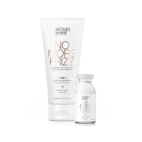Kit Leave-in + Ampola Jacques Janine No More Frizz
