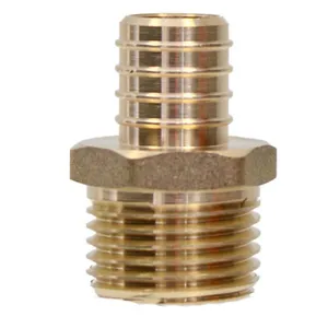 Conector Fixo Macho Metálico PEX Astra Conector Macho Fixo Metálico Pex 16mm x 1/2" Astra