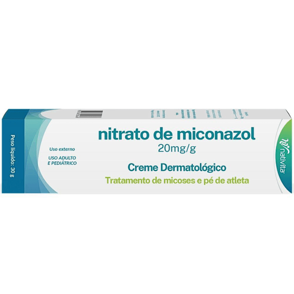 Nitrato de Miconazol Creme 20mg 30g Nativita Genérico