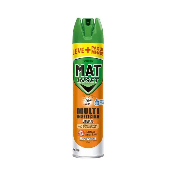 Multi Inseticida Aerossol Tradicional 360ml MAT INSET MULTI INSETICIDA AERO 360ML TR