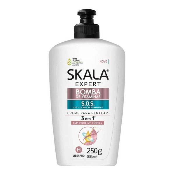 Creme Para Pentear Skala 250g Bomba