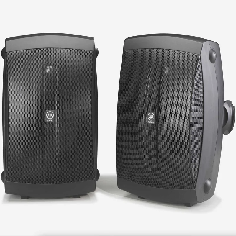 Caixas Acústicas Yamaha NS-AW350 Para todos os climas Indoor/Outdoor 130w Pico ( Black, Par )