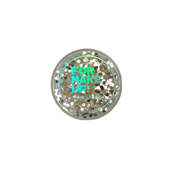 Glitter Gel for Make Up Prata 17g - For Make Up