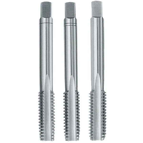 Jogo de Macho Aço Rápido MA 12x1,75mm Seriado E100 Com 3 Peças - E100M12N08 - DORMER