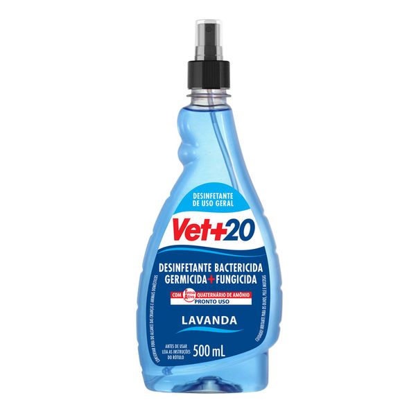 Desinfetante Bactericida Spray Vet+20 Lavanda 500 ml