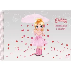 CADERNO DESENHO UNIV CAPA DURA DEBBY 60F
