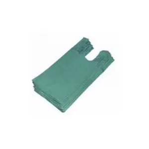 Sacola Plástica Reciclada com Alça Tipo Camiseta 60x80cm Até 10kg Aprox 220 Unidades Verde Sacola Plástica Reciclada com Alça Tipo Camiseta 60x80cm 10kg Aprox 220 Unidades Verde
