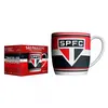 Caneca Urban Porcelana Allmix Brasao Sao Paulo 360 ML Licenciada Branco