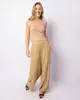Calça Feminina Pantalona Bege GG