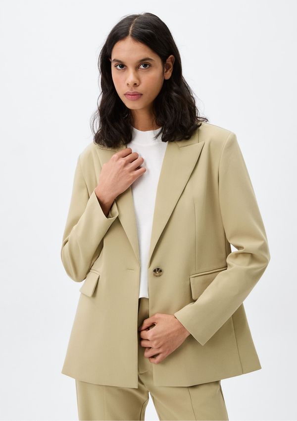 Blazer Feminino Ajustado - Caqui XP