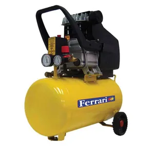 Compressor de ar Mega Turbo 24 litros Bivolt amarelo e preto Ferrari