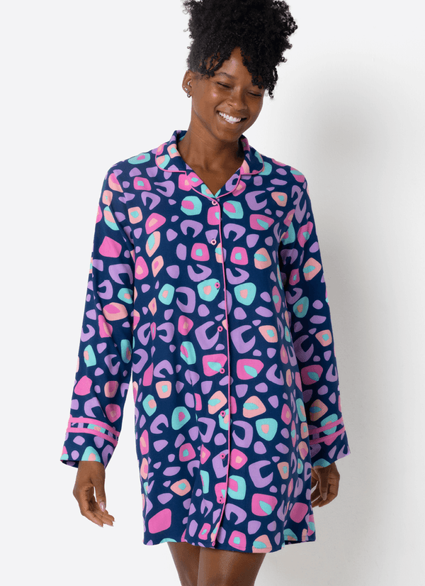 Camisola Manga Longa Viscose Feminina Onça G