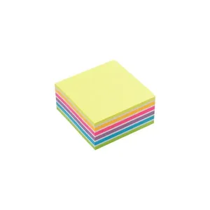 Bloco Adesivo Cubo Neon 7 Cores Com 400 Folhas 76mmx76mm - Max Print