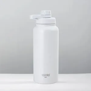 Garrafa Térmica H1L Branco Hiddra 1000ml
