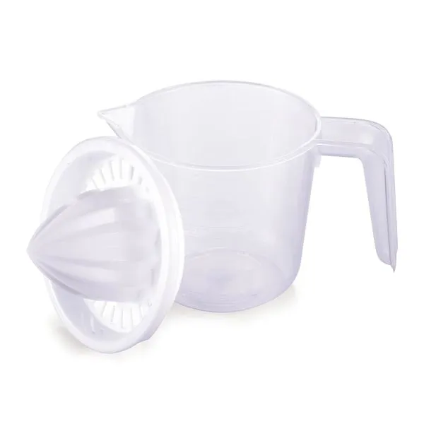 Jarra Graduada Com Espremedor Plástico Branco 350ml - Plasútil