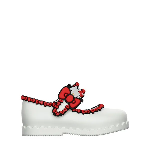 Mini Melissa Hip Ballerina + Hello Kitty And Friends Baby Branco Vermelho 37993-26/27