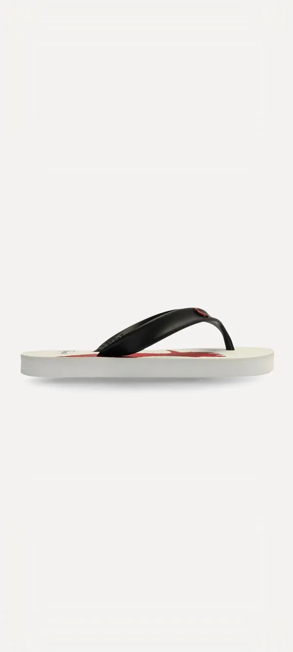Chinelo Rmi Trancoso Clássico Branco/Preto - 33/34