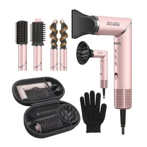 Secador Multifuncional 5 em 1 Mondial Rosé 1500W 127V - SM-01-BLDC-GR SECADOR MULTIF SM-01-BLDC-GR 220V/60HZ