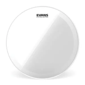 Pele Batedeira para Bumbo 18 Polegadas EQ4 BD18GB4 1 Camada Transparente com Filme Especial Evans Pele Batedeira Bumbo 18 Pol EQ4 BD18GB4 1 Camada Transparente Evans