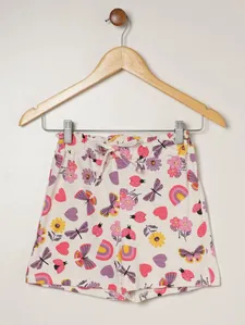 Short Malha Juvenil Para Menina - ROSA 12