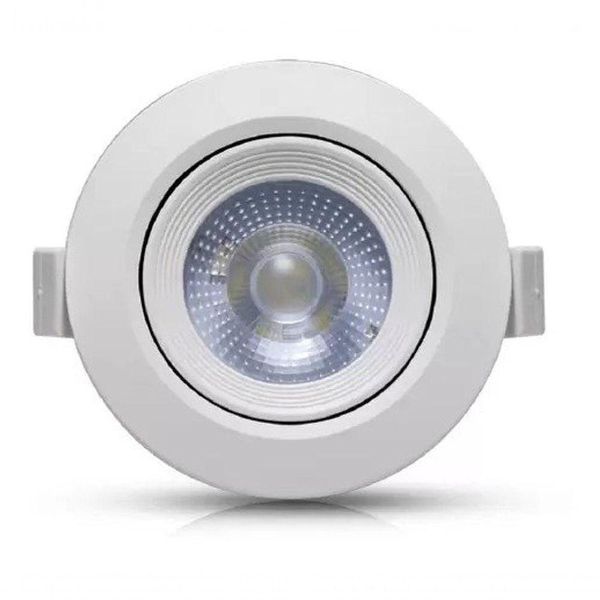 Spot Led Redondo 5w Branco Amarelo 3000k