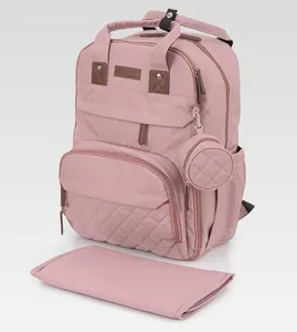 Mochila Maternidade com Trocador Rosa Twibex Rosa