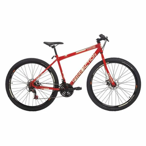 Bicicleta Flexus 1.5 Mountain Bike Aro 29 Quadro Aço 21 Marchas Free Action Vermelho Coke Bicicleta Flexus 1.5 Mtb Aro 29 Quadro Aço 21 Marchas Free Action Vermelho Coke