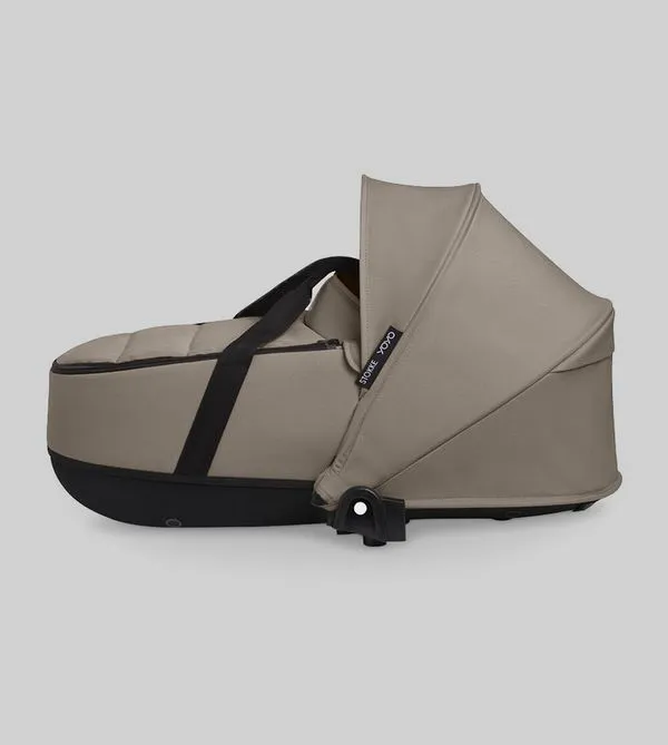 Moisés Berço Rígido Yoyo Stokke Exclusivo Site Taupe