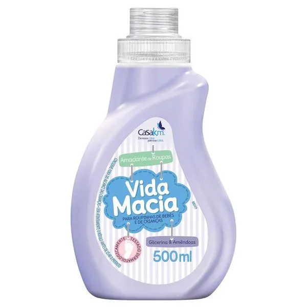 Amaciante Vida Macia Glicerina Amêndoas 500ml