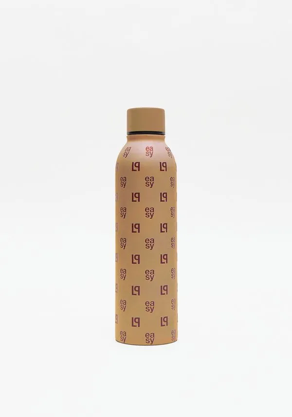 Garrafa Com Monograma Lança Perfume Easy Bege U