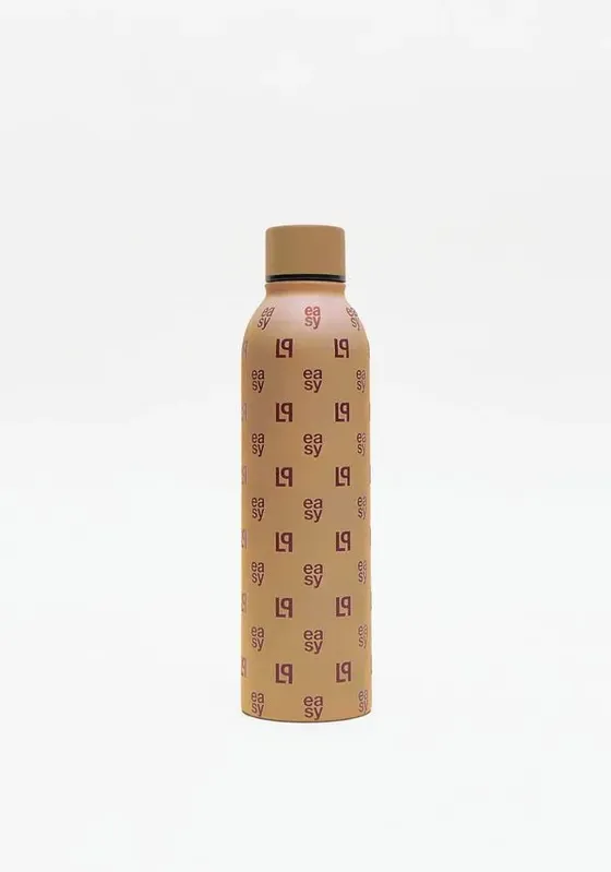 Garrafa Com Monograma Lança Perfume Easy Bege U