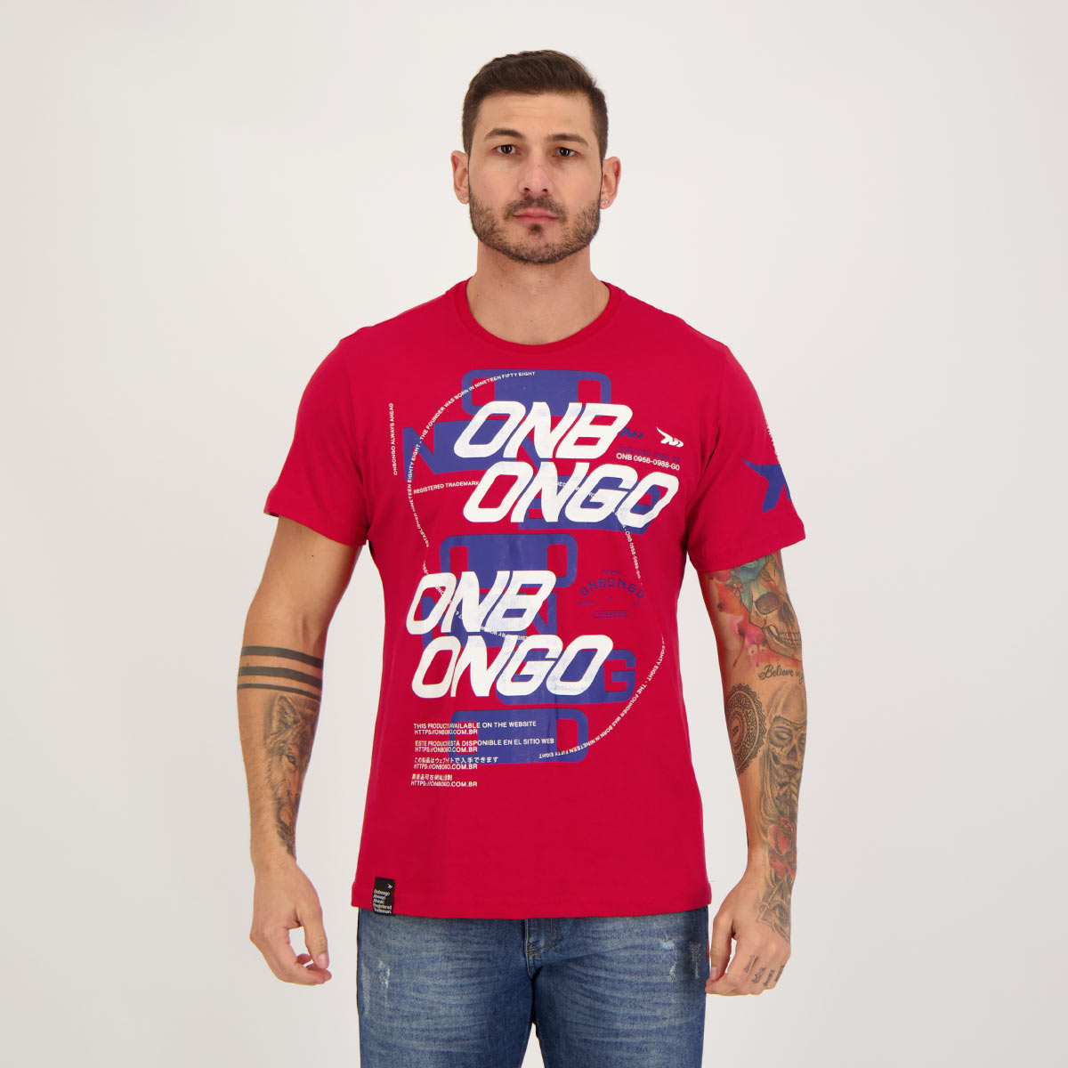 Camiseta Onbongo Two Vermelha