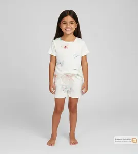 Conjunto Pijama Borboletas Cru - 4
