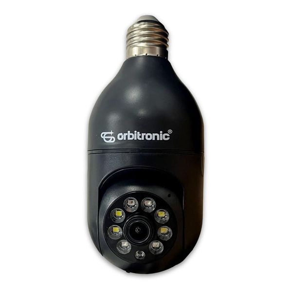 Câmera Wi-Fi HD 1.3MP ORB777 Interna Espiã com Rastreio Orbitronic Câmera Wi-fi Lâmpada HD 1.3MP Interna Espiã com Rastreio ORB777 Preta